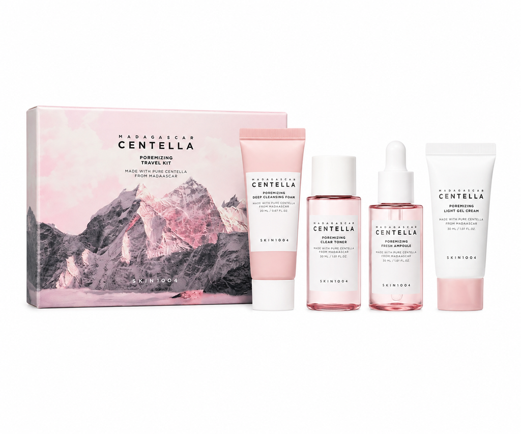 SKIN1004 Madagascar Centella Poremizing Travel Kit | Kit para Poros y Control de Grasa