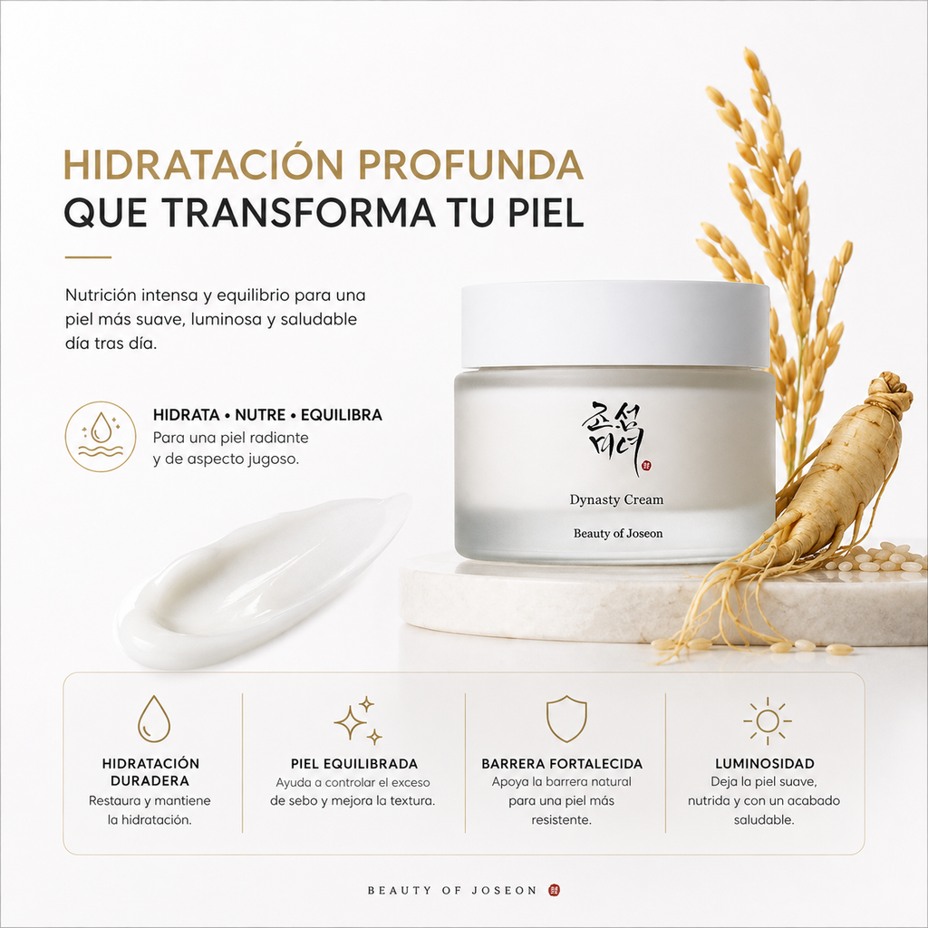 Beauty of Joseon Dynasty Cream 50ml | Crema Hidratante y Nutritiva