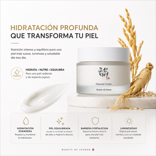 Beauty of Joseon Dynasty Cream 50ml | Crema Hidratante y Nutritiva