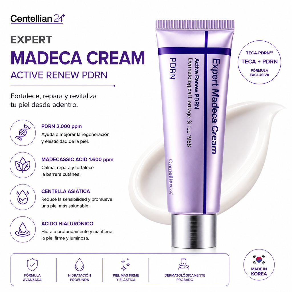 Centellian24 Expert Madeca Cream Active Renew PDRN 50ml | Crema Facial Reparadora