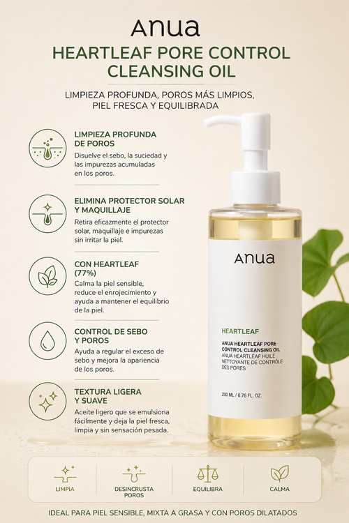 Anua Heartleaf Pore Control Cleansing Oil 200ml