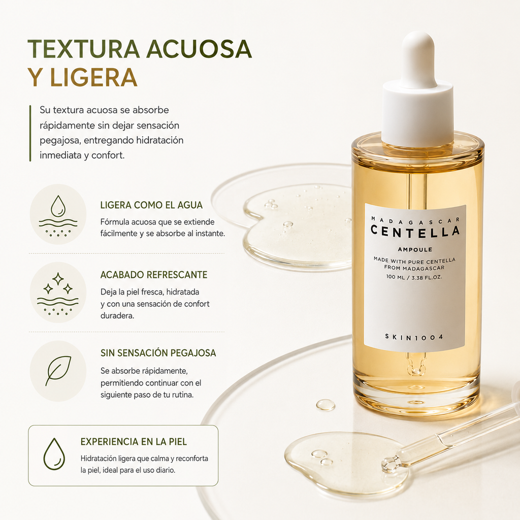 SKIN1004 Madagascar Centella Asiatica 100 Ampoule 100ml | Ampolla Calmante e Hidratante