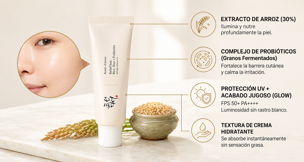 Beauty of Joseon Relief Sun Rice + Probiotics SPF50+ PA++++