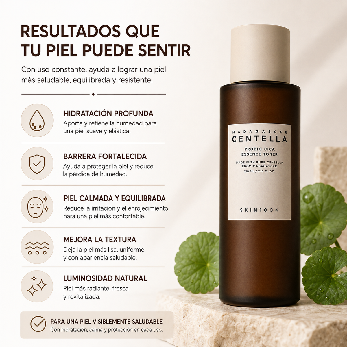 SKIN1004 Madagascar Centella Probio-Cica Essence Toner 210ml | Tónico Hidratante