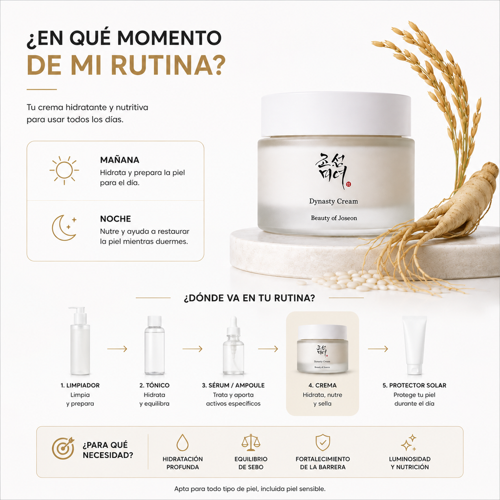 Beauty of Joseon Dynasty Cream 50ml | Crema Hidratante y Nutritiva