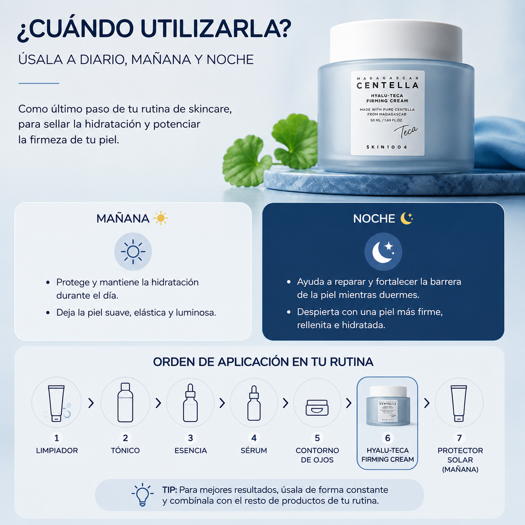 SKIN1004 Madagascar Centella Hyalu-Teca Firming Cream 50ml | Crema Reafirmante
