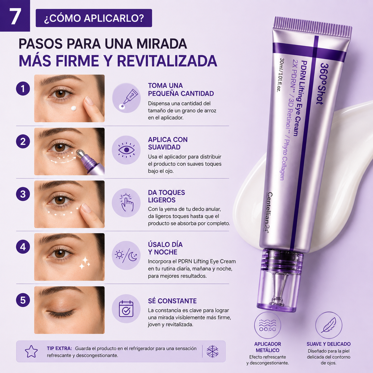 Centellian24 360º Shot PDRN Lifting Eye Cream 30ml | Contorno de Ojos